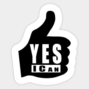 Yes I can Sticker